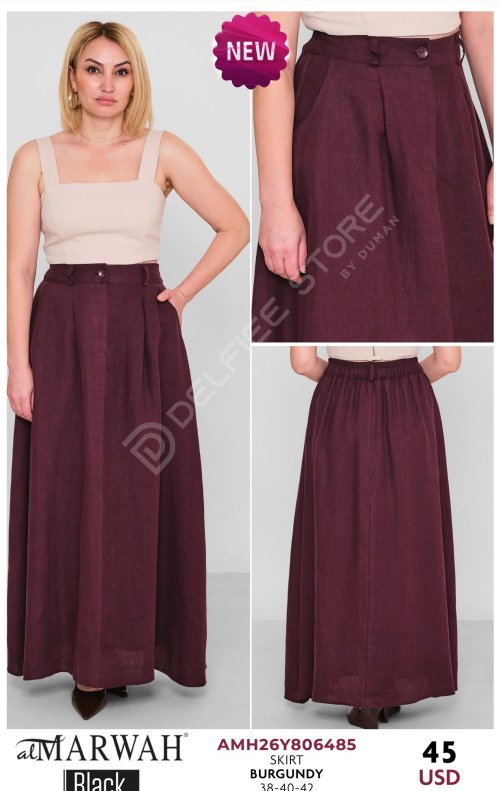 Юбка Al Marwah (Бордовый, модель AMH26Y806485) оптом