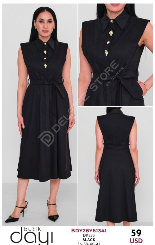 Платье BUTIK DAYI (Черный, модель BDY26Y61341) оптом
