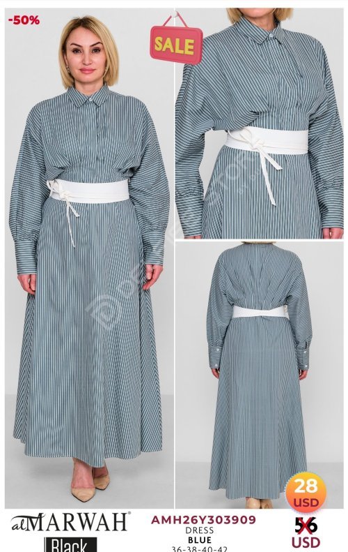 Платье Al Marwah (Синий, модель AMH26Y303909) оптом