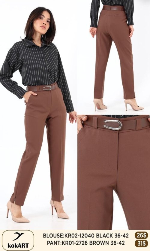 Блузка KOKART (Черный, модель KR02-12040) оптом