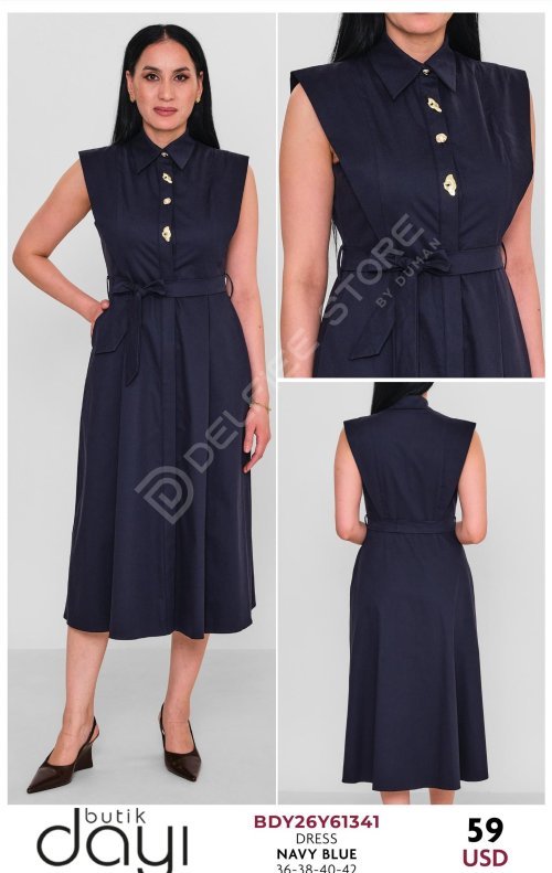 Платье BUTIK DAYI (Темно-синий, модель BDY26Y61341) оптом