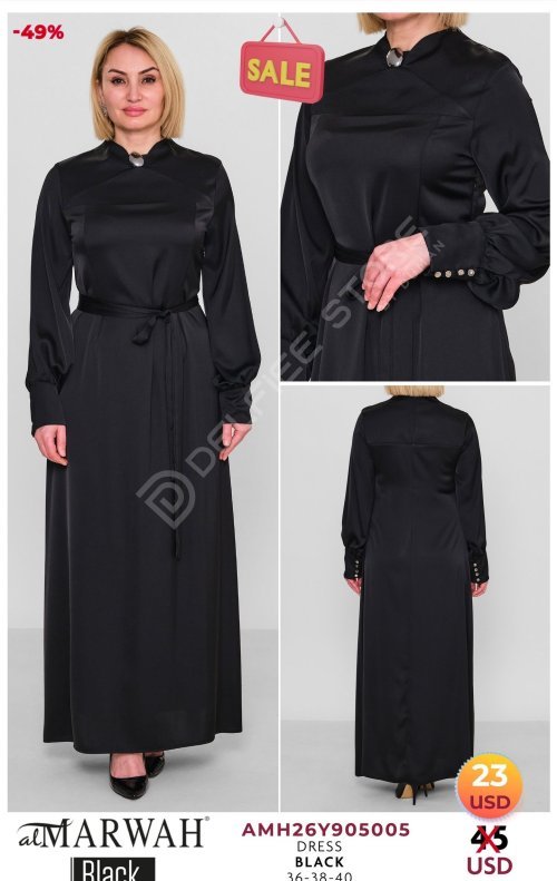 Платье Al Marwah (Черный, модель AMH26Y905005) оптом