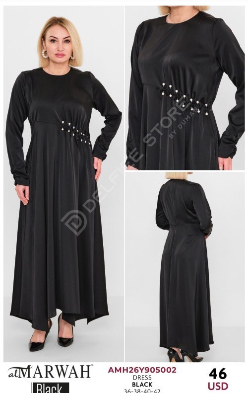 Платье Al Marwah (Черный, модель AMH26Y905002) оптом