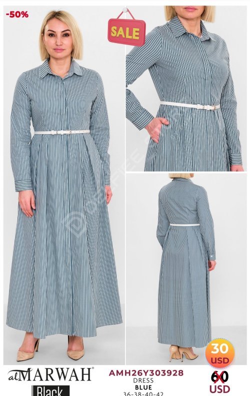 Платье Al Marwah (Синий, модель AMH26Y303928) оптом