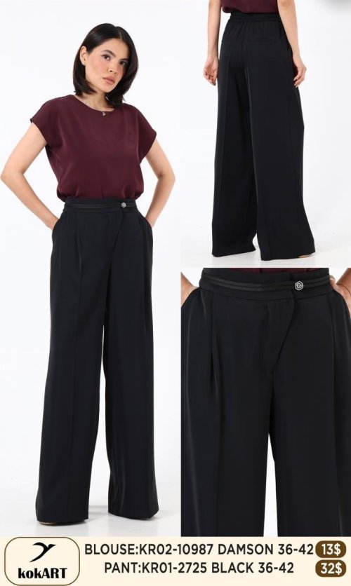 Брюки KOKART (Черный, модель KR01-2725) оптом