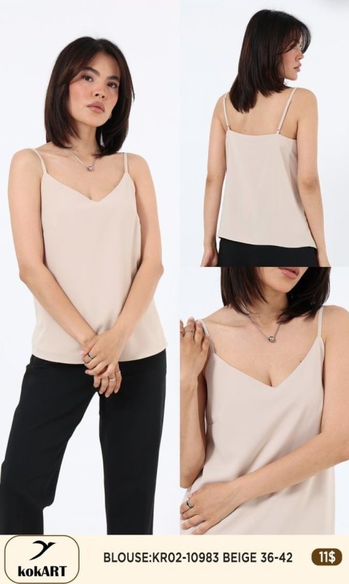 Блузка KOKART (Бежевый, модель KR02-10983) оптом