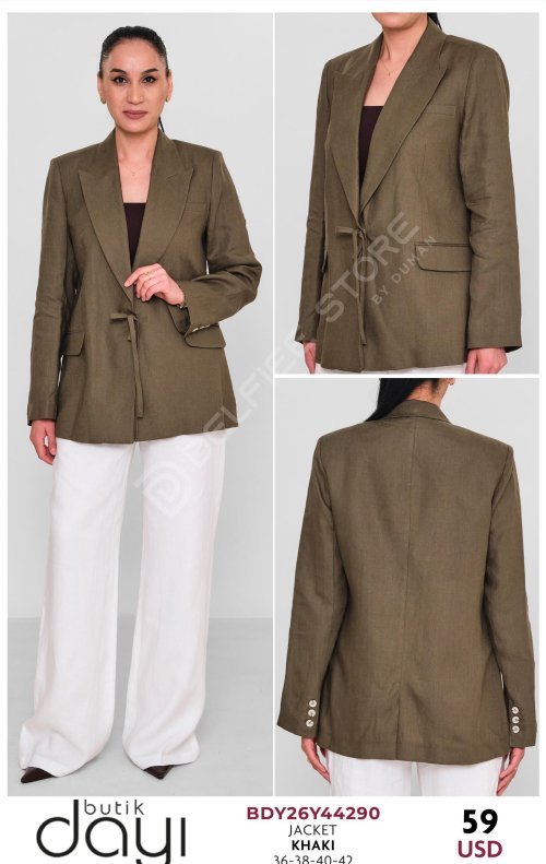 Жакет BUTIK DAYI (Оливковый, модель BDY26Y44290) оптом