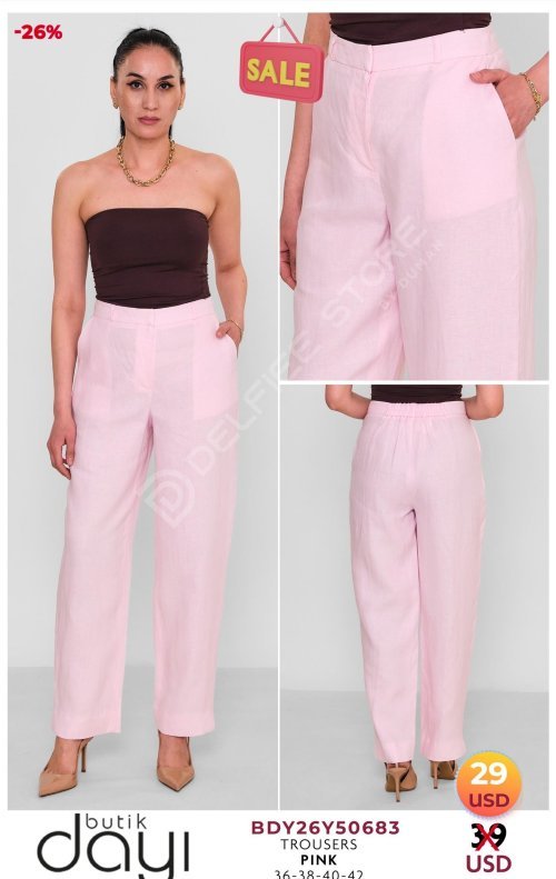 Брюки BUTIK DAYI (Розовый, модель BDY26Y50683) оптом