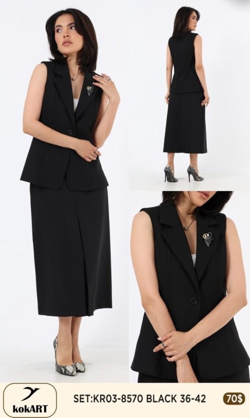 Костюмы и комплекты KOKART (Черный, модель KR03-8570) оптом