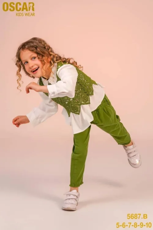 Платье OSKAR (Green, модель 2977-26-DRS-0004) оптом