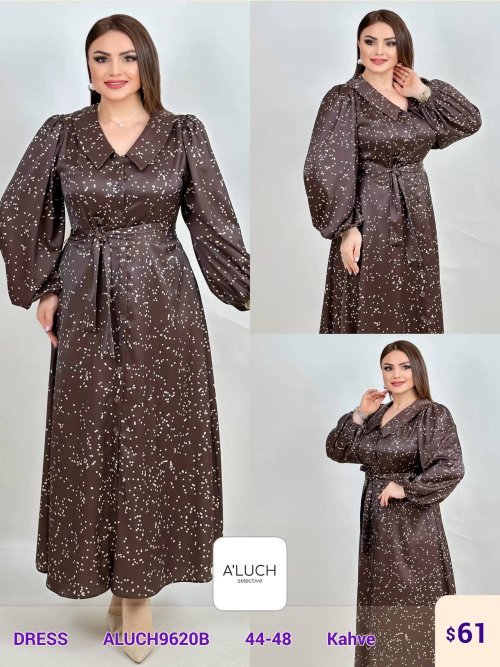 Платье A'LUCH (Brown, модель ALUCH9620B) оптом