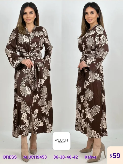 Платье A'LUCH (Brown, модель ALUCH9453) оптом