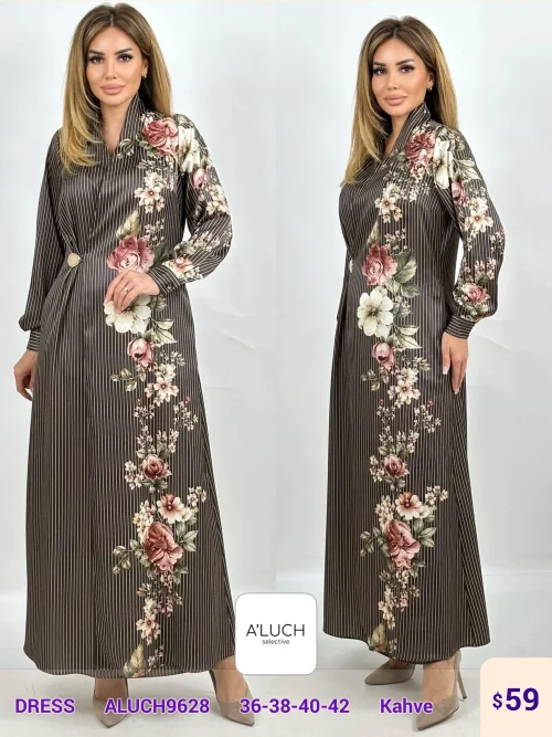 Платье A'LUCH (Brown, модель ALUCH9628) оптом