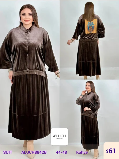 Костюмы и комплекты A'LUCH (Brown, модель ALUCH8842B) оптом