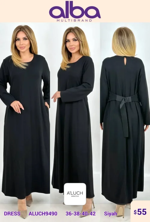 Платье A'LUCH (Black, модель ALUCH9490) оптом