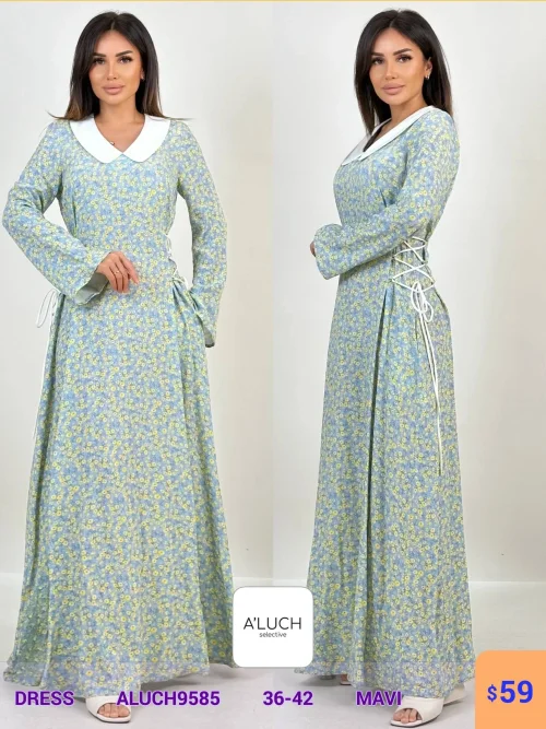 Платье A'LUCH (Синий, модель ALUCH9585) оптом