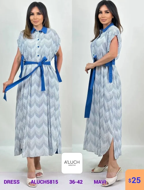 Платье A'LUCH (Синий, модель ALUCH5815) оптом