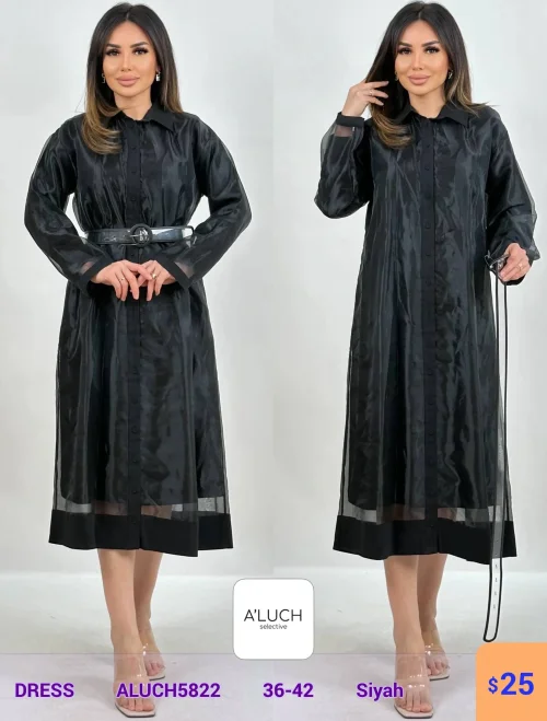 Платье A'LUCH (Черный, модель ALUCH5822) оптом