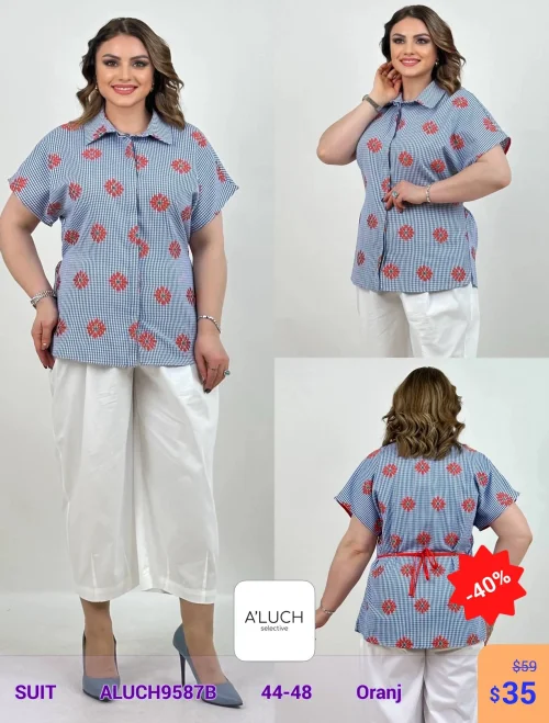 Костюм A'LUCH (Синий, модель ALUCH9587B) оптом
