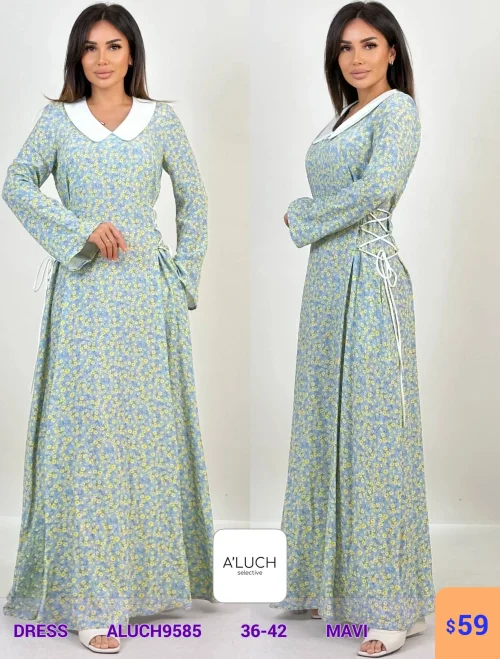 Платье A'LUCH (Синий, модель ALUCH9585) оптом