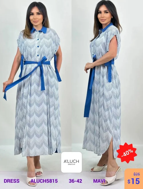 Платье A'LUCH (Синий, модель ALUCH5815) оптом