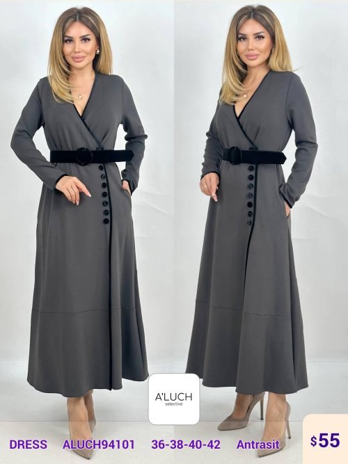 Платье A'LUCH (Dark gray, модель ALUCH94101) оптом