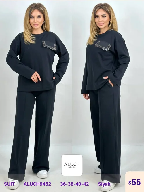 Костюмы и комплекты A'LUCH (Black, модель ALUCH9452) оптом