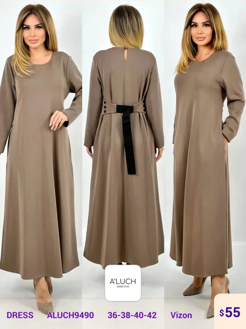 Платье A'LUCH (Beige, модель ALUCH9490) оптом