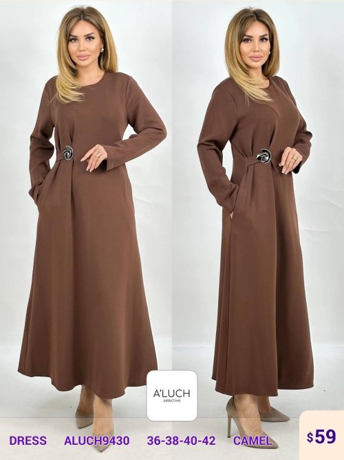 Платье A'LUCH (Camel, модель ALUCH9430) оптом