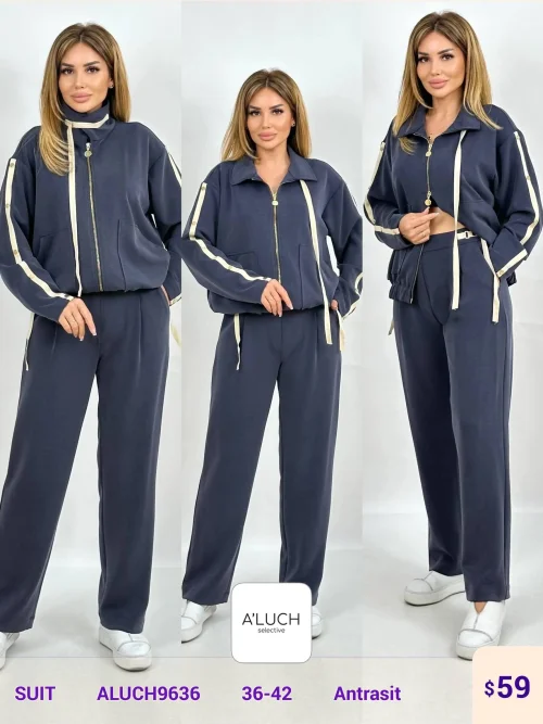 Костюмы и комплекты A'LUCH (Dark gray, модель ALUCH9636) оптом