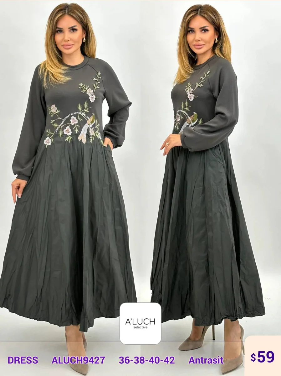 Платье A'LUCH (Dark gray, модель ALUCH9427) оптом