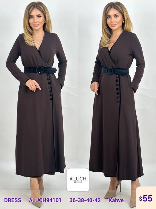 Платье A'LUCH (Brown, модель ALUCH94101) оптом