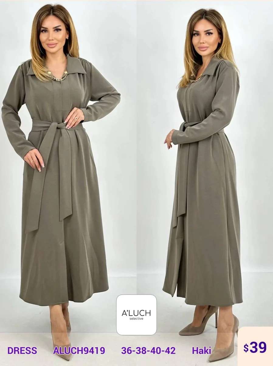 Платье A'LUCH (Olive, модель ALUCH9419) оптом