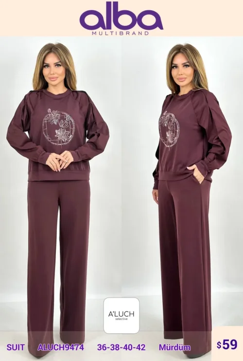 Костюмы и комплекты A'LUCH (Purple, модель ALUCH9474) оптом