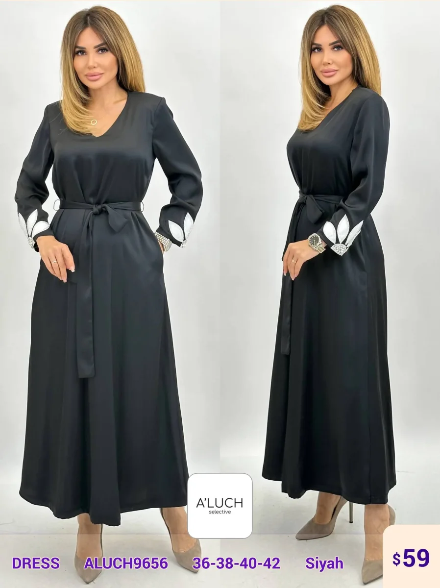 Платье A'LUCH (Black, модель ALUCH9656) оптом