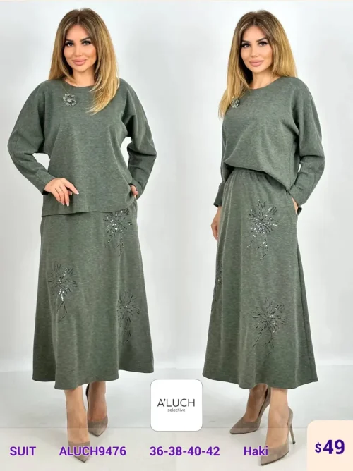 Костюмы и комплекты A'LUCH (Olive, модель ALUCH9476) оптом