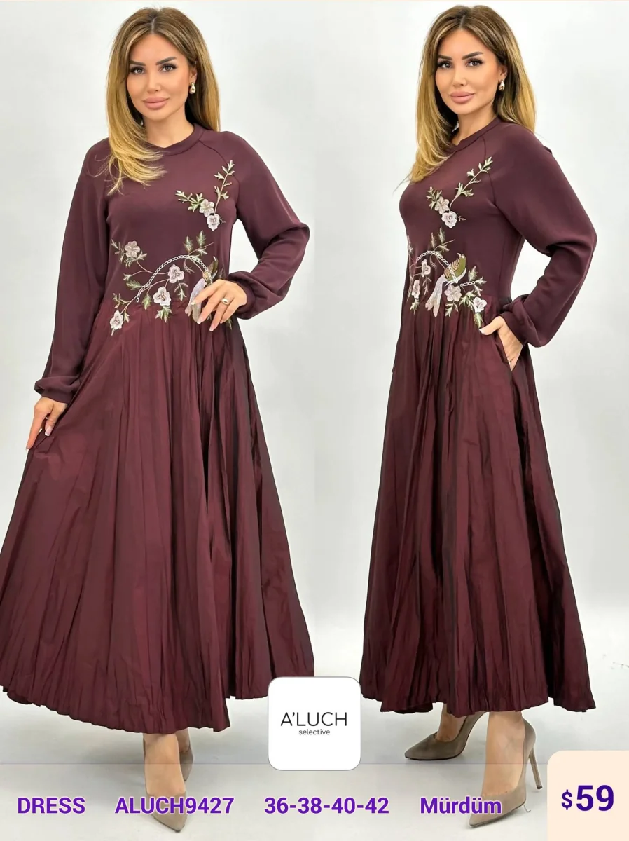 Платье A'LUCH (Purple, модель ALUCH9427) оптом
