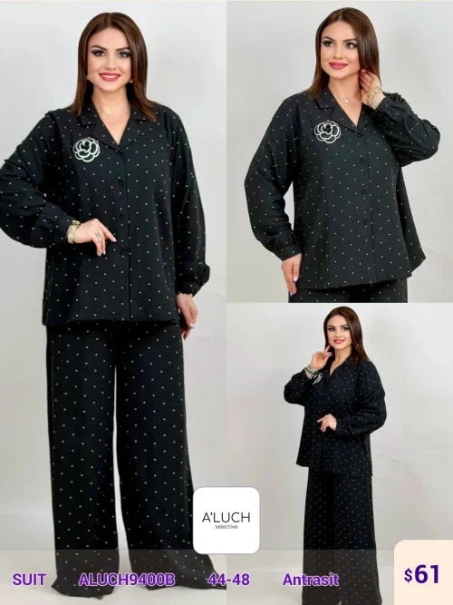 Костюмы и комплекты A'LUCH (Dark gray, модель ALUCH9400B) оптом