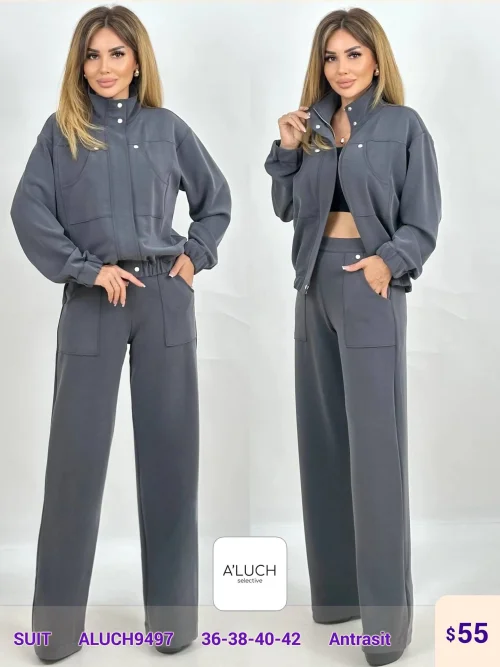 Костюмы и комплекты A'LUCH (Dark gray, модель ALUCH9497) оптом