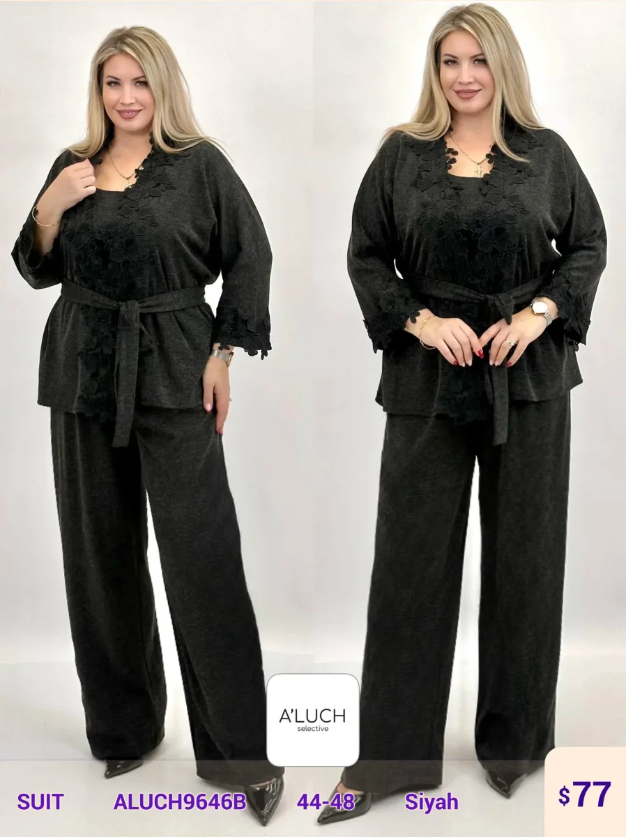Костюмы и комплекты A'LUCH (Black, модель ALUCH9646B) оптом