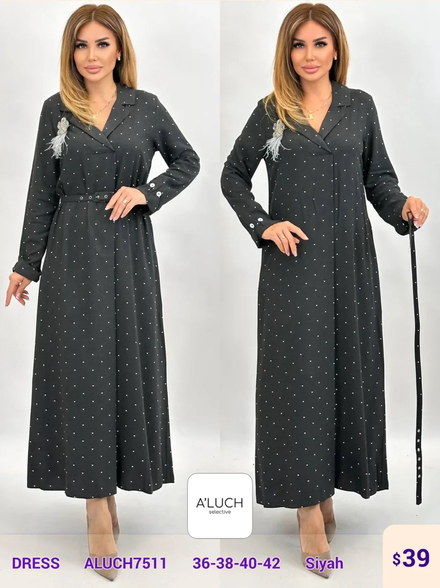 Платье A'LUCH (Black, модель ALUCH7511) оптом