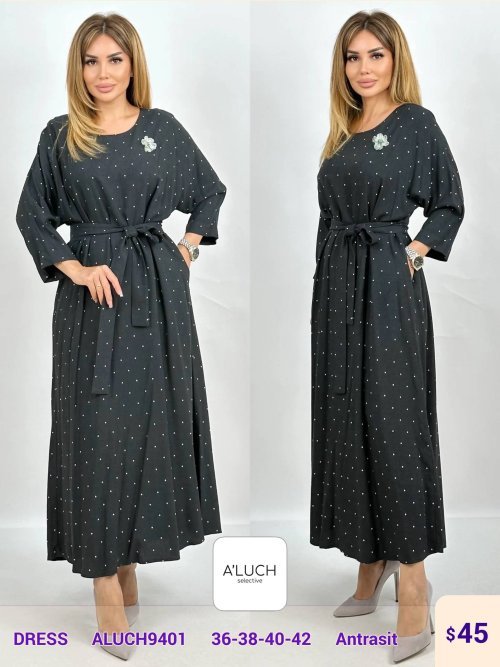 Платье A'LUCH (Dark gray, модель ALUCH9401) оптом