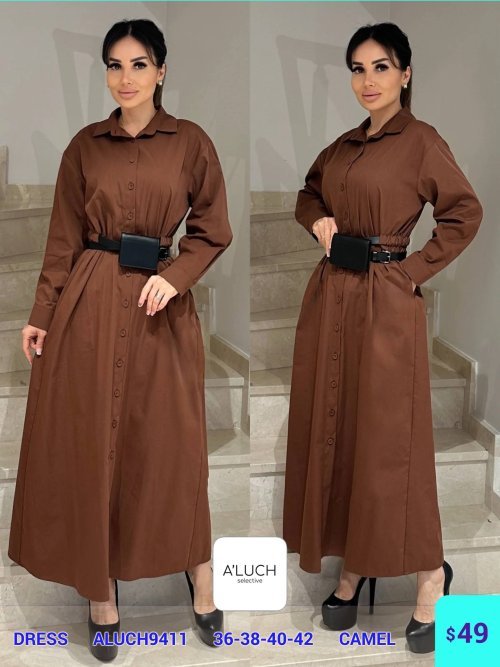 Платье A'LUCH (Camel, модель ALUCH9411) оптом