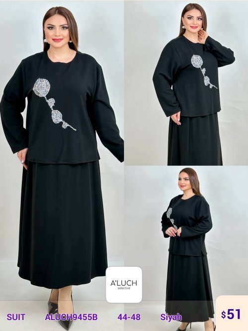 Костюмы и комплекты A'LUCH (Black, модель ALUCH9455B) оптом