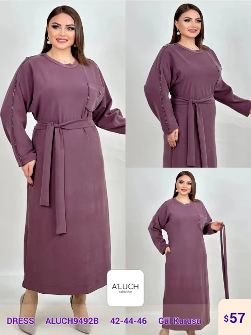 Платье A'LUCH (Pink, модель ALUCH9492B) оптом