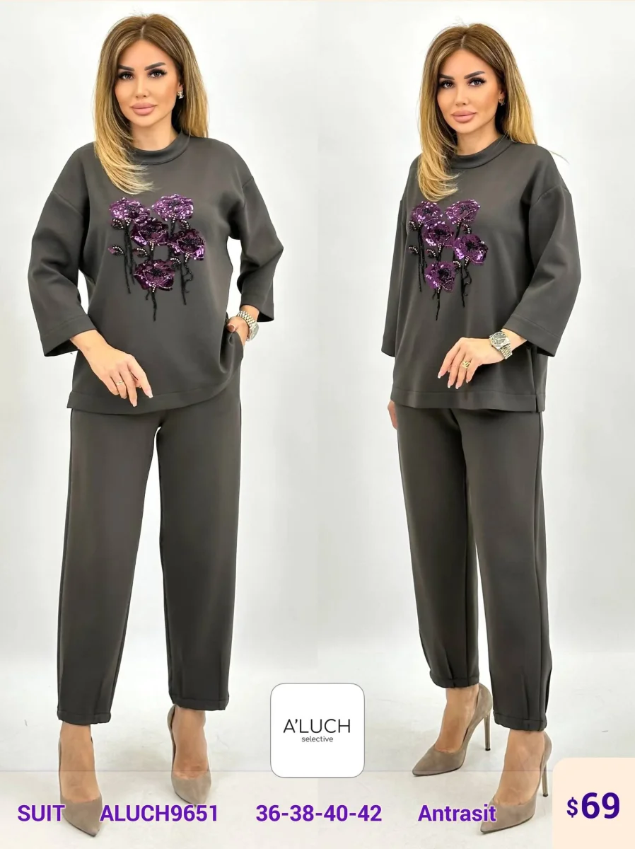 Костюмы и комплекты A'LUCH (Dark gray, модель ALUCH9651) оптом