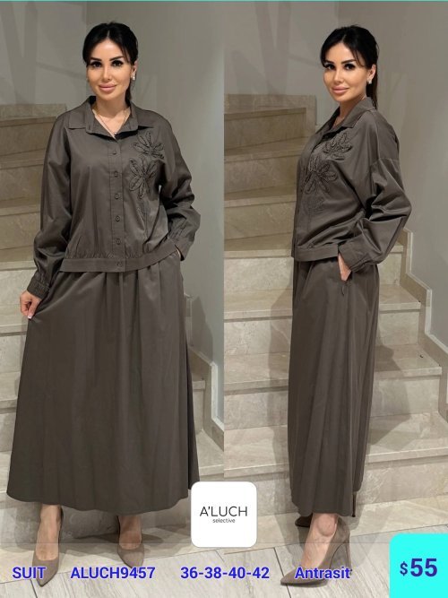 Костюмы и комплекты A'LUCH (Dark gray, модель ALUCH9457) оптом
