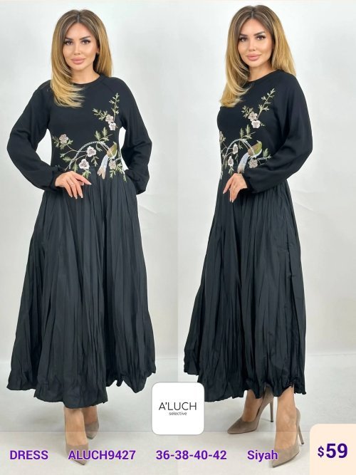 Платье A'LUCH (Black, модель ALUCH9427) оптом
