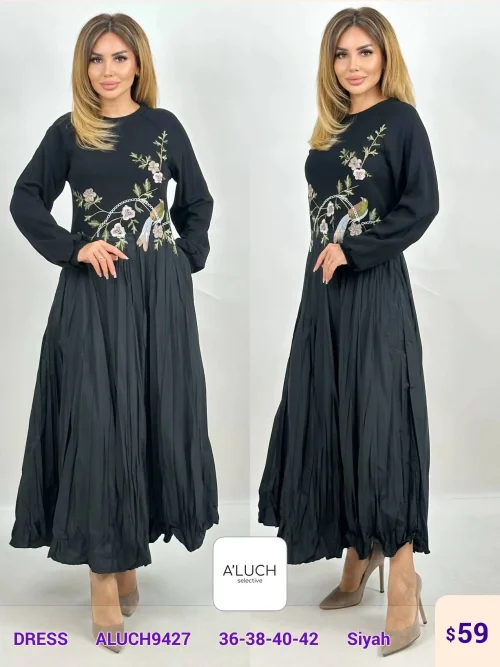 Платье A'LUCH (Black, модель ALUCH9427) оптом