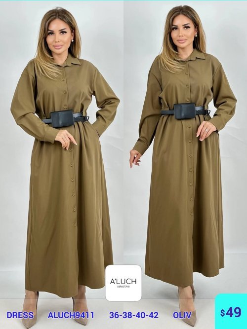 Платье A'LUCH (Olive, модель ALUCH9411) оптом